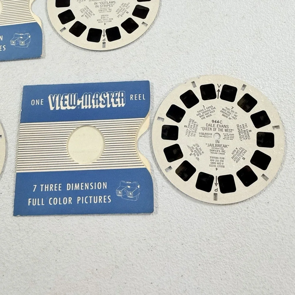 Dale Evans‎ Queen of the West VINTAGE 1955 Sawyer's View-master Reel Set